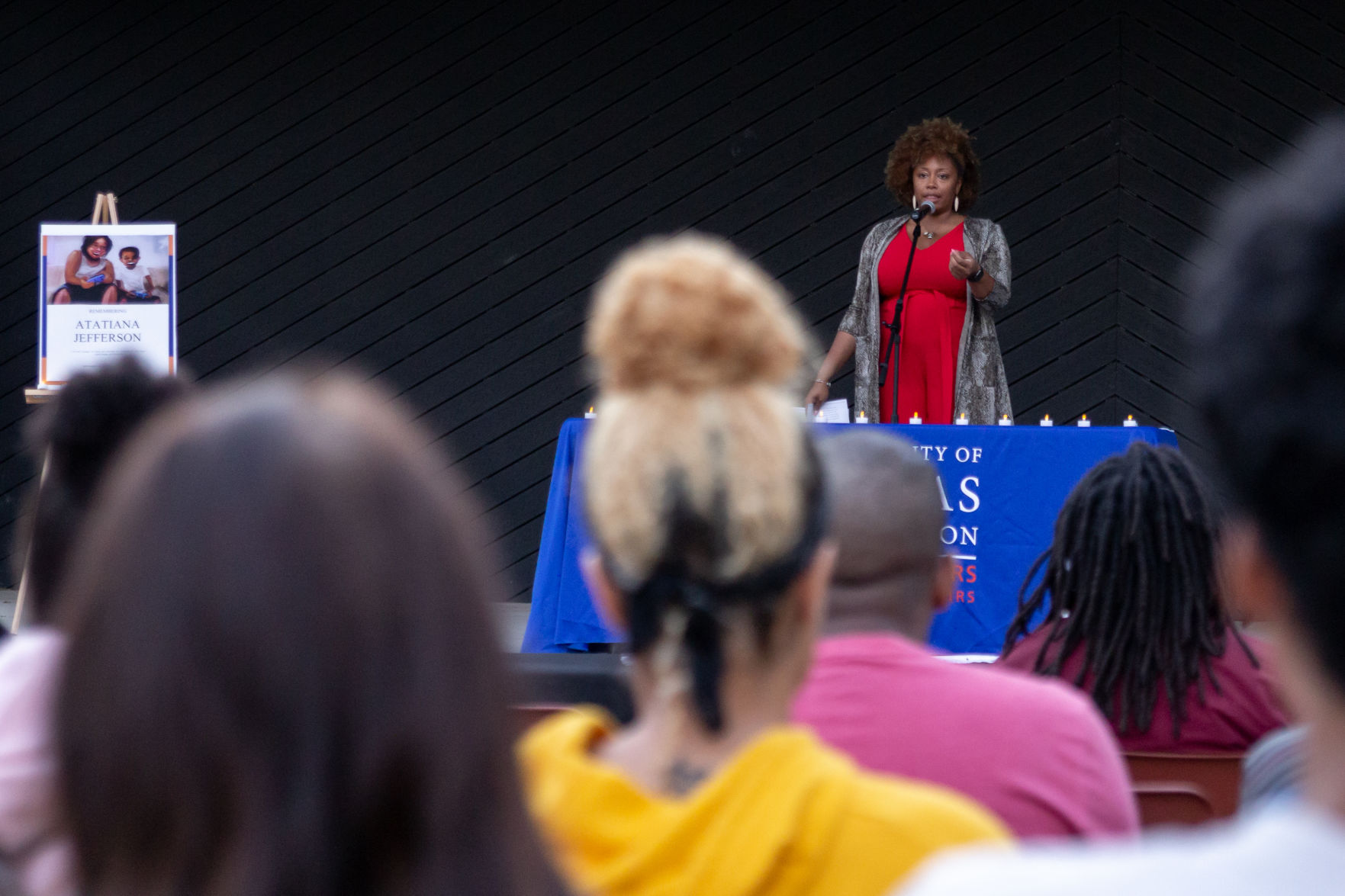 UTA community holds Candlelight Vigil and Emotional Release in honor of Atatiana Jefferson